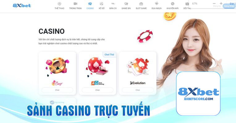 Sảnh cược casino live đẳng cấp